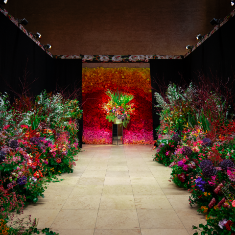 Flower Effect Tunnel in Alte Pinakothek